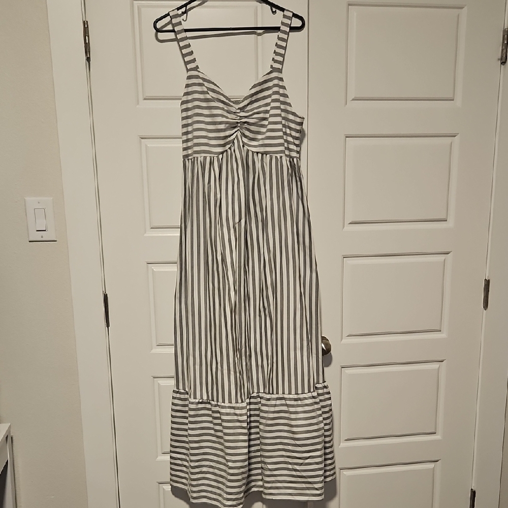 Cupshe Monochrome Striped Dress